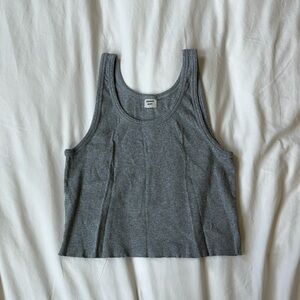 Aritzia Sunday Best Cropped Ribbed Tank
